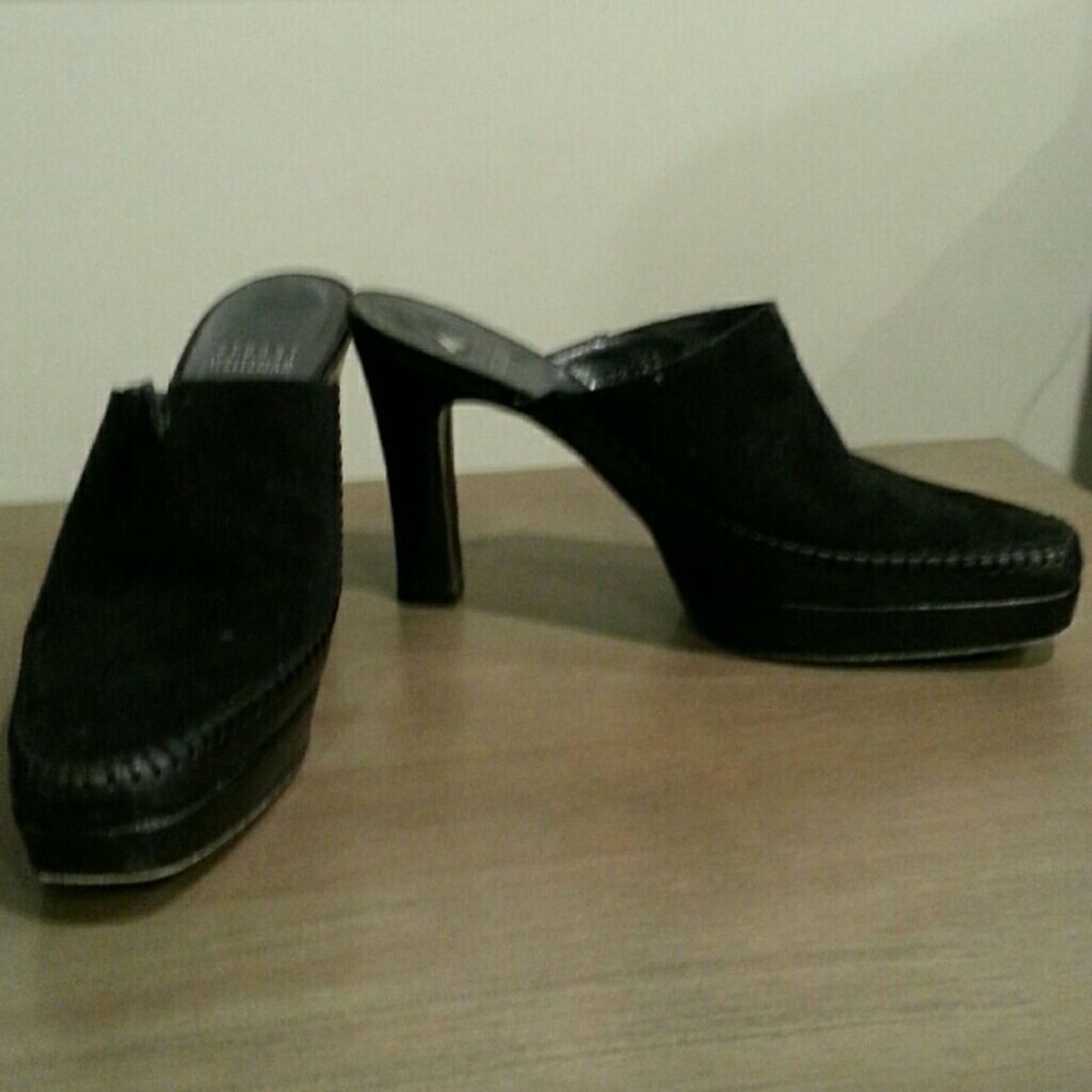 Stuart Weitzman platform mules